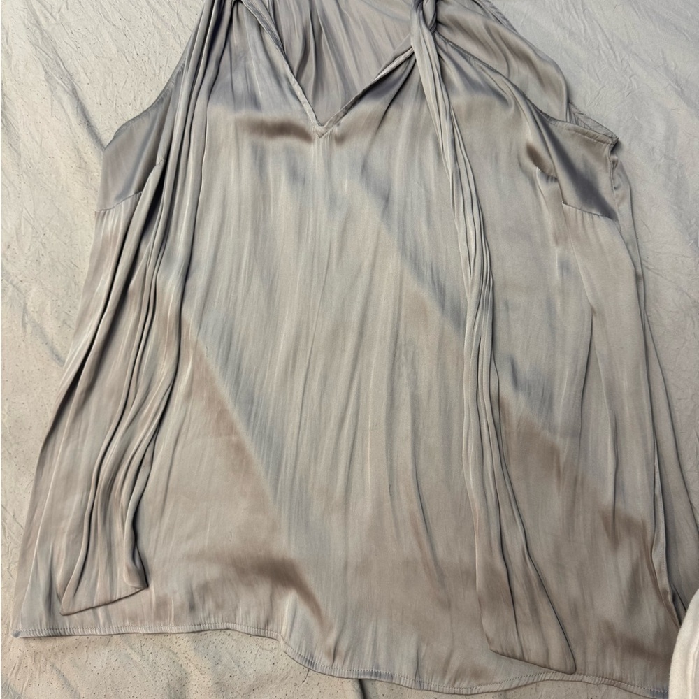 Elegant Gray Women's Blouse